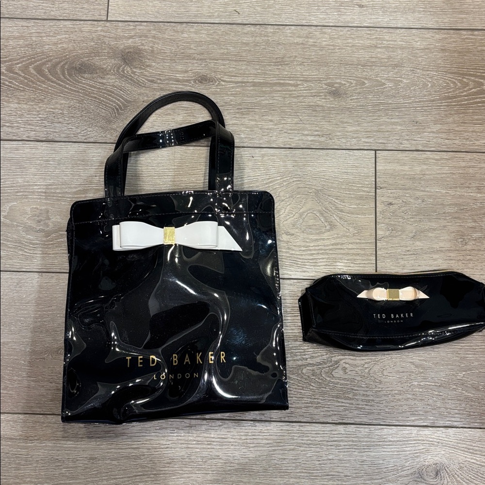 Ted Baker small tote bag with bow and pouch